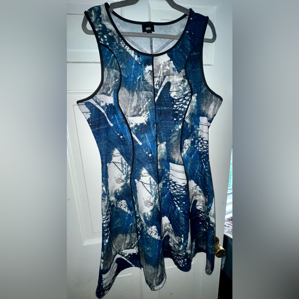 Mossimo Scuba Dress, Abstract Pattern